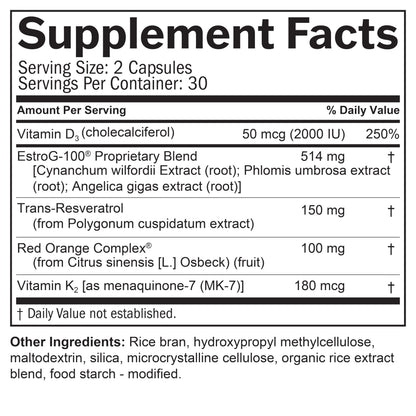 BrainMD Menopause Essentials - Hormonal Balance Support Supplement, 60 Capsules BRAINMDBuy Supplements Australia