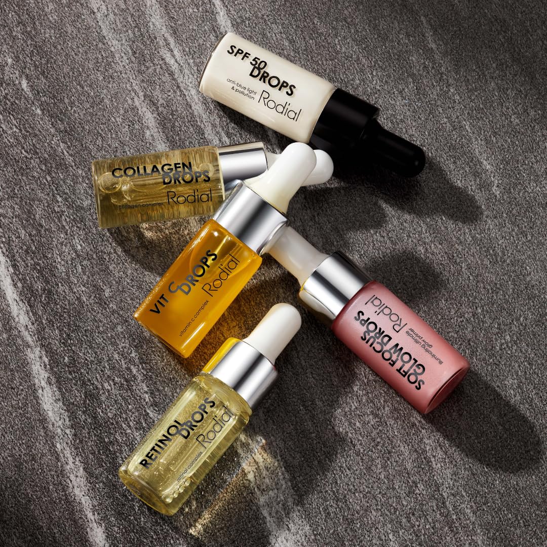 Rodial Soft Focus Glow Booster Drops 0.3 Deluxe fl oz, Illuminating Skin Serum with Glycerin and Antioxidants, Perfectioning and Smoothing Dewy Makeup Base, Weightless Formula RodialBuy Supplements Australia