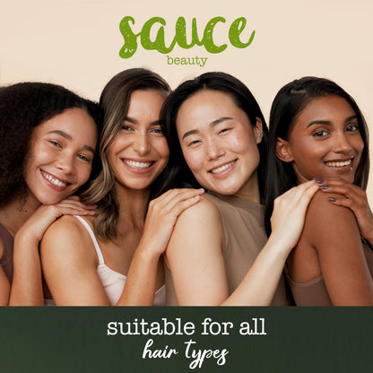 SAUCE BEAUTY Guac Hair Gloss, 3 Fl Oz High Intensity Shine, Jojoba Oil, Green Tea Extract & Squalane to Smooth, Boost Shine & Control Frizz for Sleeker, Softer, More Manageable Hair, Vegan Formula SAUCE BEAUTYBuy Supplements Australia