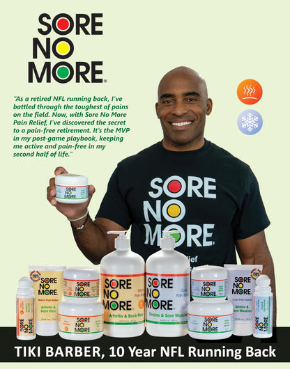 Sore No More Warm Arthritis Pain Relief Cream – Targeted Reliever for Back, Neck, Hands & Feet – Soothing & Fast-Acting Formula for Aches and Pains – Non-Greasy with Orange Aroma – 4 oz Sore No MoreBuy Supplements Australia