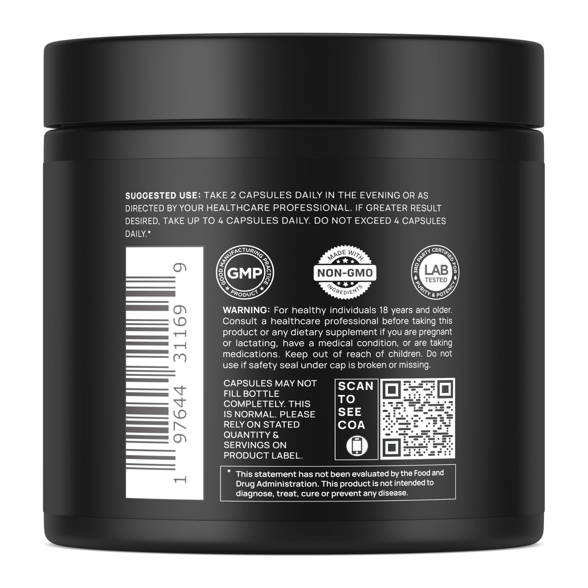 Triple Sleep Magnesium L-Threonate w. Apigenin, Theanine & Magtein Magnesium L Threonate - High Absorption Magnesium Supplement Capsules for Men and Women Magnesium Powder Pills TERRA ELMNT buy supplements Au