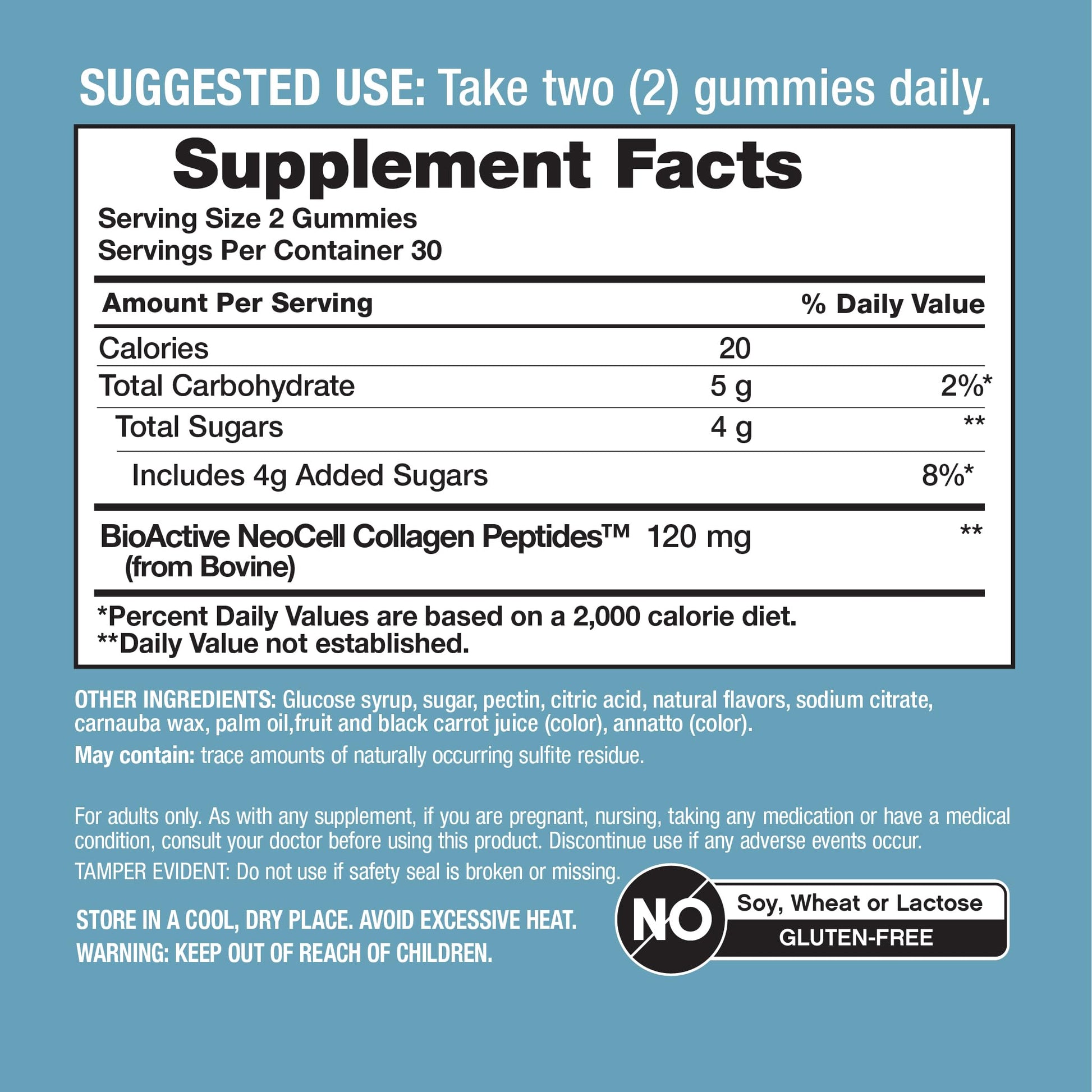 NeoCell Collagen Peptides Gummies | 60 Count | Types I & III | Advanced Formula Supplement | for Women and Men NeoCell buy supplements Au