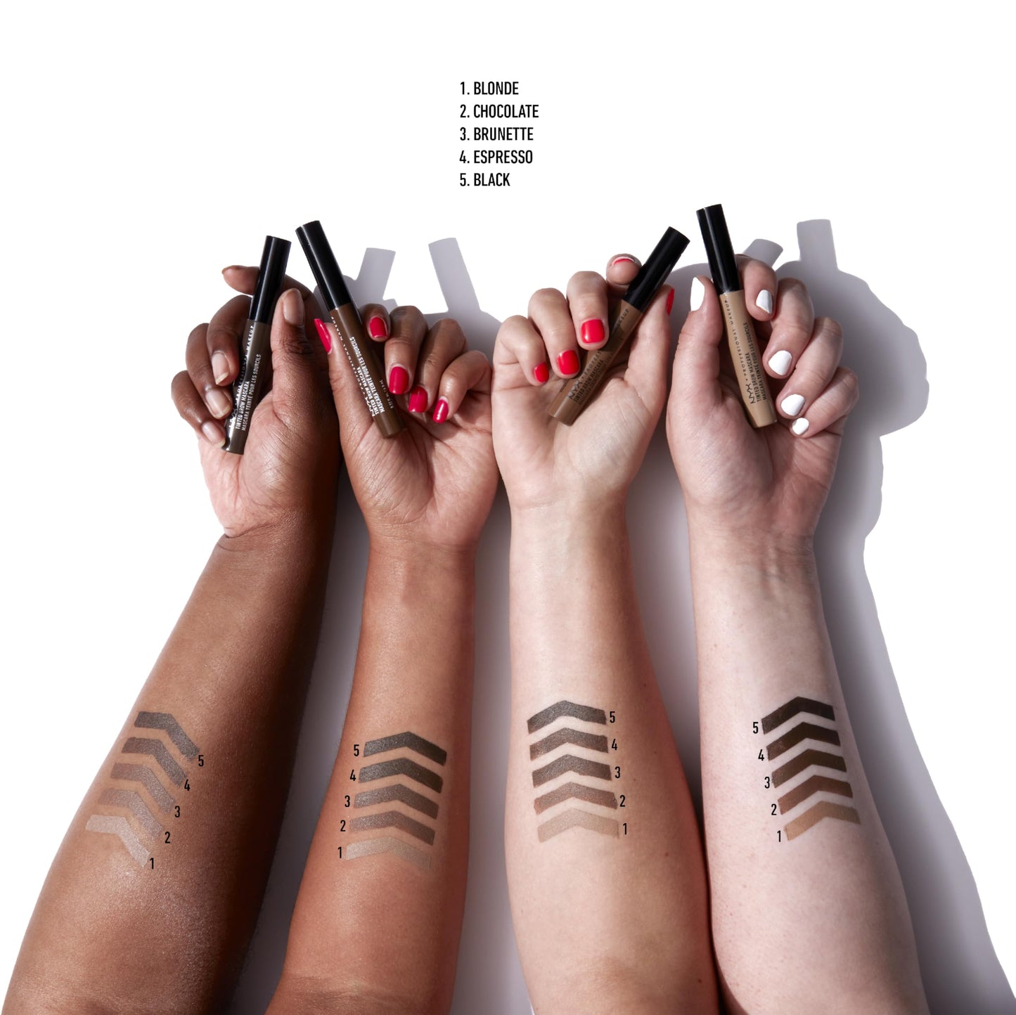 NYX PROFESSIONAL MAKEUP Tinted Eyebrow Mascara, Chocolate NYX PROFESSIONAL MAKEUPBuy Supplements Australia