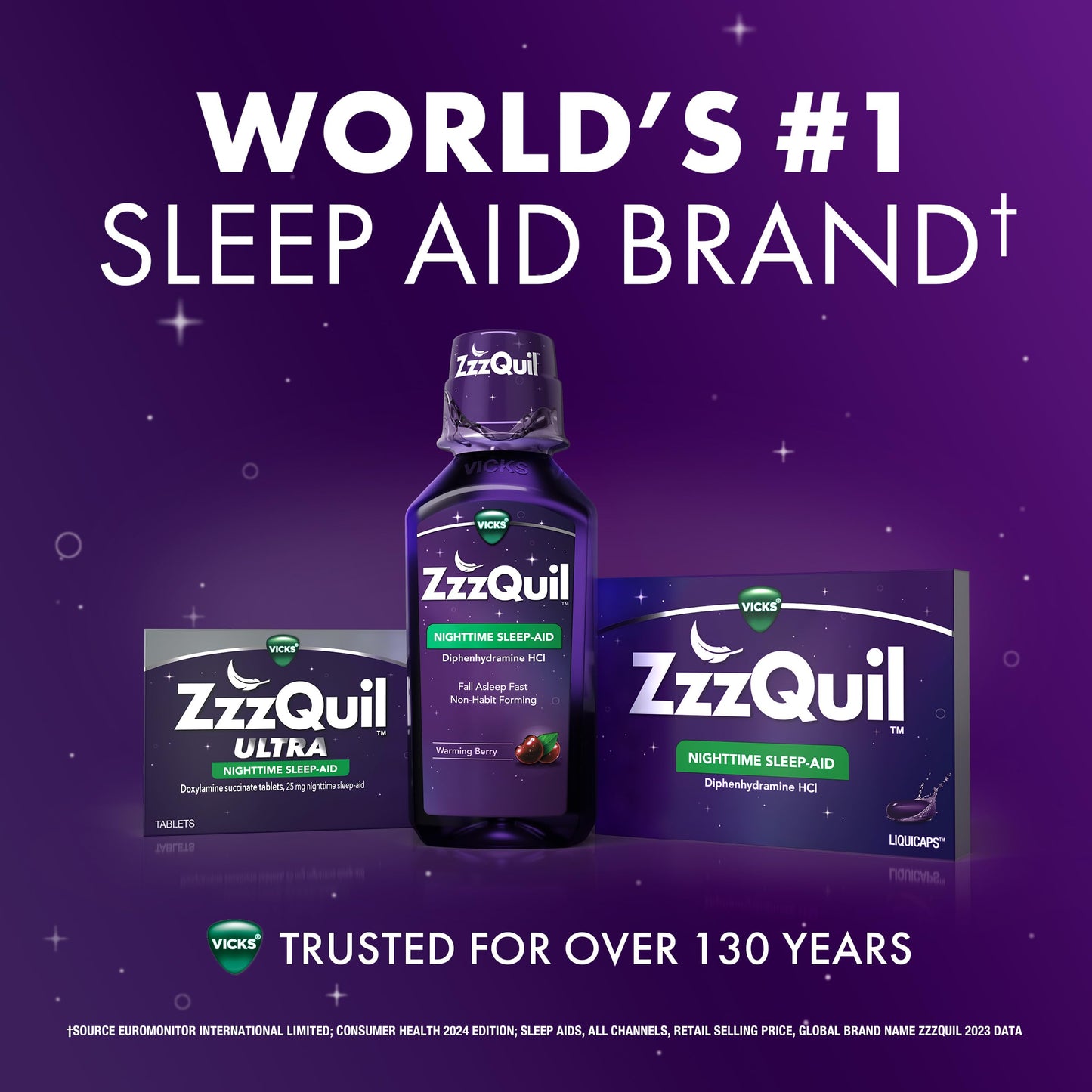 ZzzQuil ULTRA, Sleep Aid, Doxylamine Succinate 25mg, Sleep Aids for Adults, Nighttime Sleep Aid, 48 Tablets ZzzQuil buy supplements Au