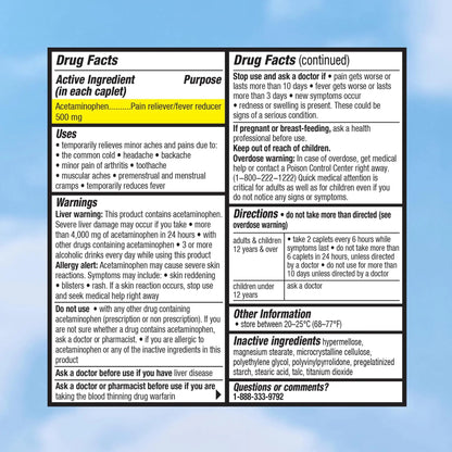 Cabinet: 500mg Acetaminophen for Headache Relief, Toothaches, Sore Throat, and Fever Reducer, Includes 1 Refillable Medicine Jar, 120 Tablets Refillable Glass Jar - w/Travel Tin Cabinet:Buy Supplements Australia