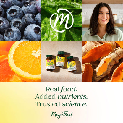 MegaFood Balanced B Complex - B Complex Vitamin Supplement - 8 B Vitamins Including Vitamin B6, Vitamin B12, Folate, Biotin & More - Supports Cellular Energy Production