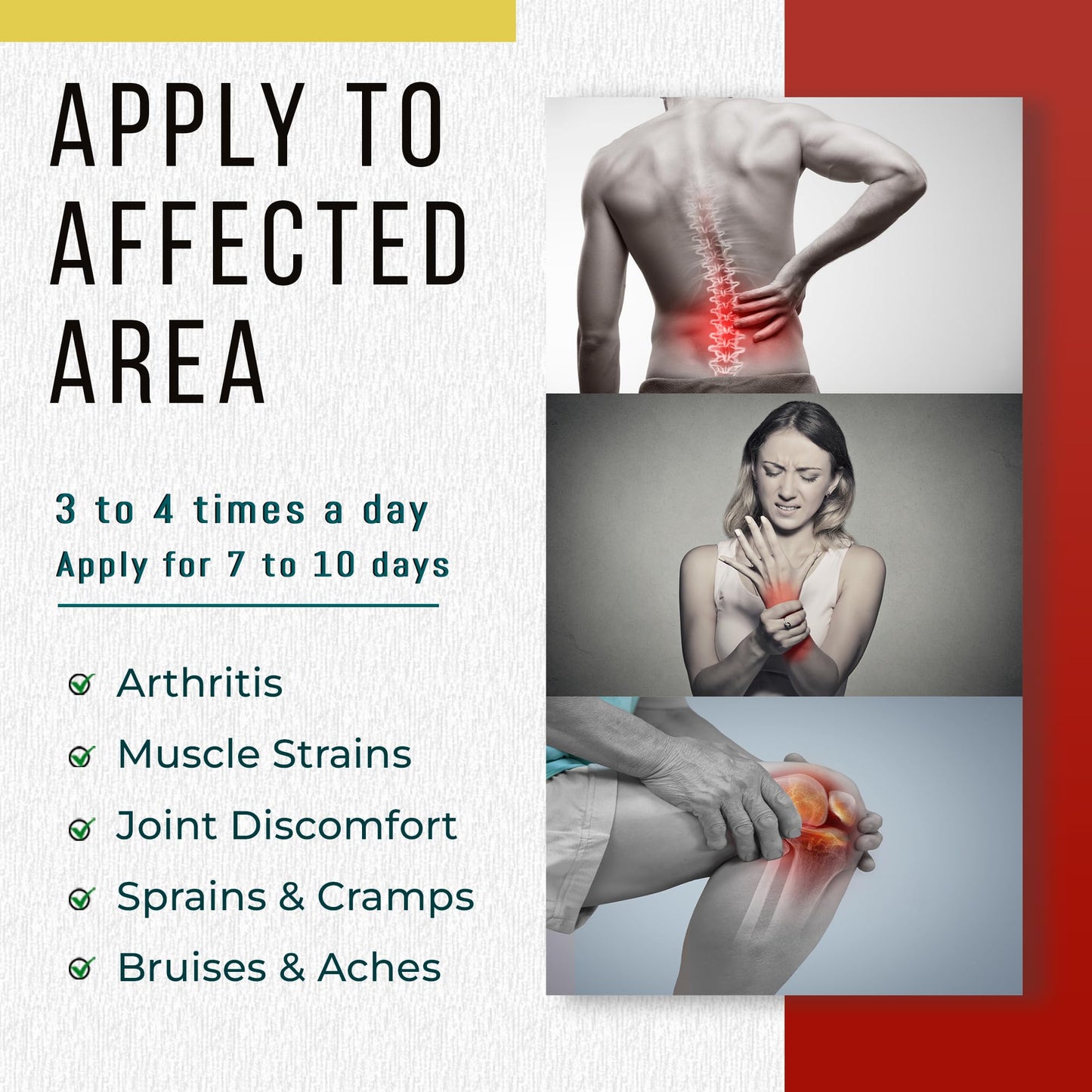 Real Time Pain Relief Cream 16oz Bottle | 17 Natural Ingredients: 1.25% Menthol, Arnica & MSM | Muscle Strain & Joint Discomfort Relief for Arthritis, Cramps, Sprains, Bruises, Hands, Back & Knee Pain Real Time Pain ReliefBuy Supplements Australia