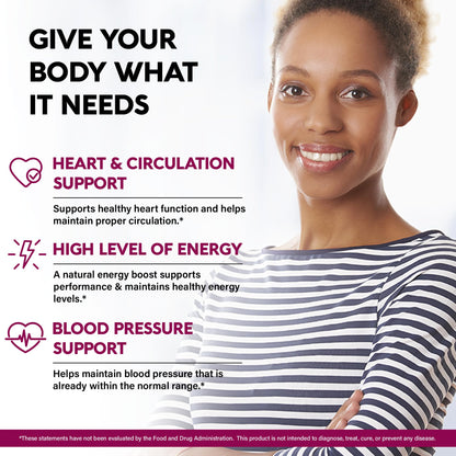 Beet Root 5-in-1 Complex Capsules - Healthy Blood Pressure Support Supplement for Heart & Circulation Support - Olive Leaf, Hawthorn Berry & Hibiscus