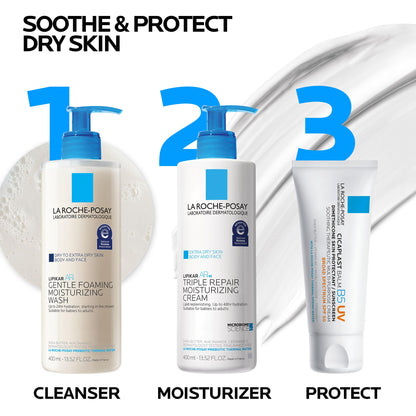 La Roche-Posay Cicaplast Balm B5 UV SPF 50, Vitamin B5 + Shea Butter + Tribioma + Madecassoside + Zinc Oxide Sunscreen