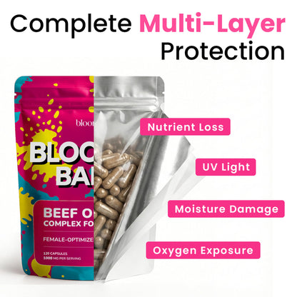 Beef Organ Supplement for Women – Grass Fed Liver, Uterus, Ovary, Heart, Kidney – 30+ Nutrients to Support Hormone Balance, Cycle Health, Energy, Immunity