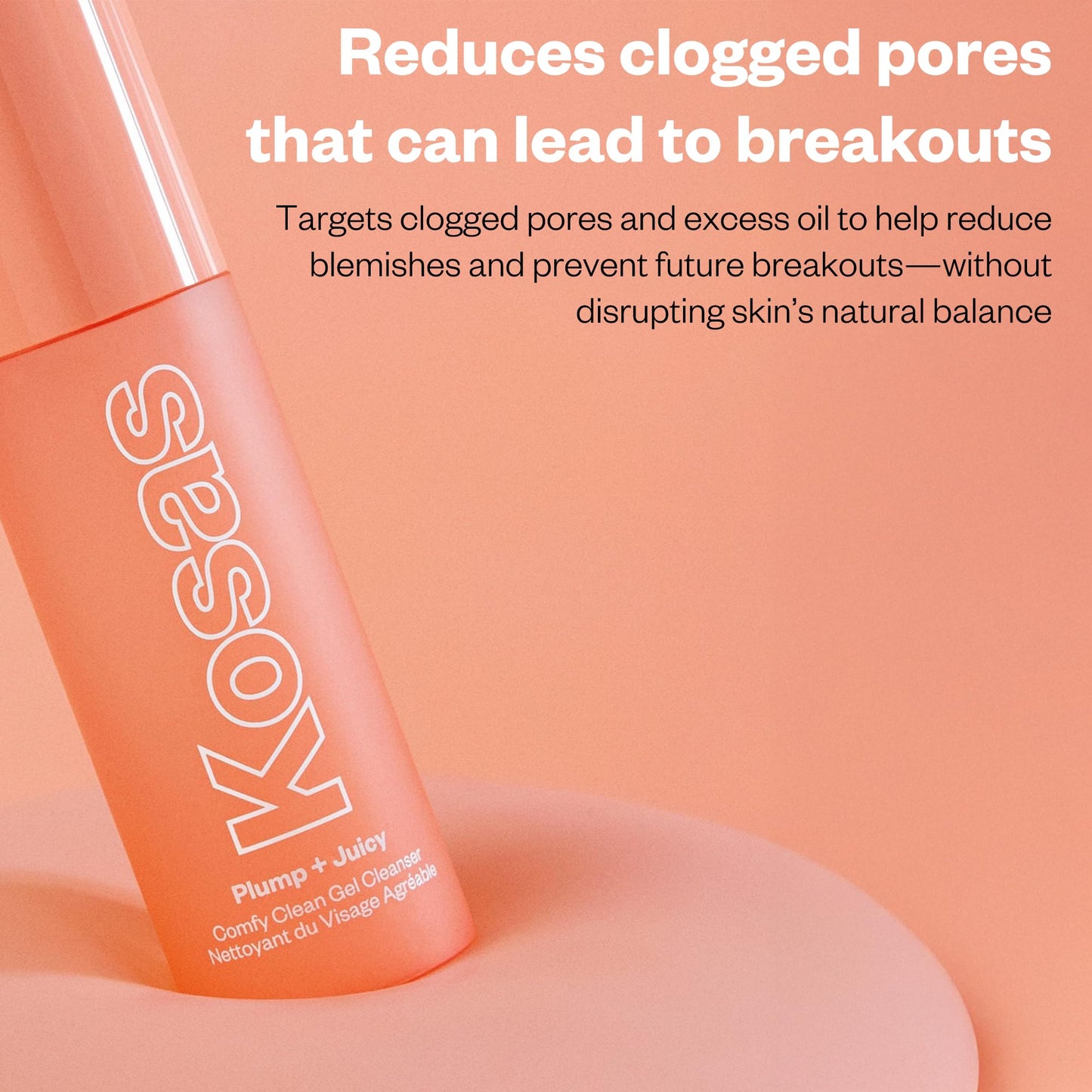 Kosas Plump + Juicy Comfy Clean Gel Cleanser –Hydrating Face Wash for All Skin Types, Deep Clean & Moisturize, Soap & Sulfate Free, with Hyaluronic Acid, Panthenol & Beta Glucan Kosas buy supplements Au