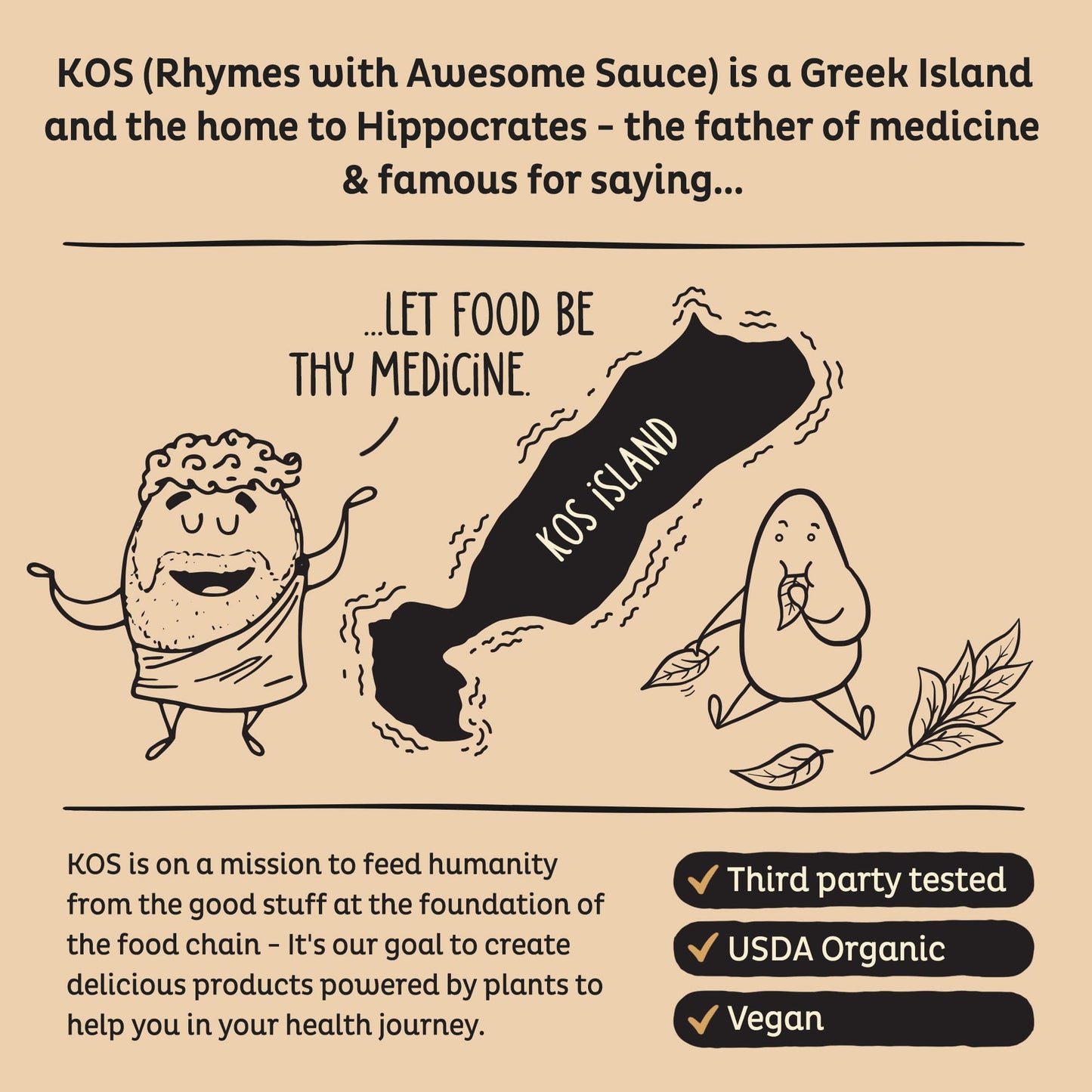 KOS Organic Plant Based Protein Powder, Chocolate Peanut Butter - Delicious Vegan Protein Powder - Keto Friendly, Gluten Free, Dairy Free & Soy Free - 15 Servings KOS buy supplements Au