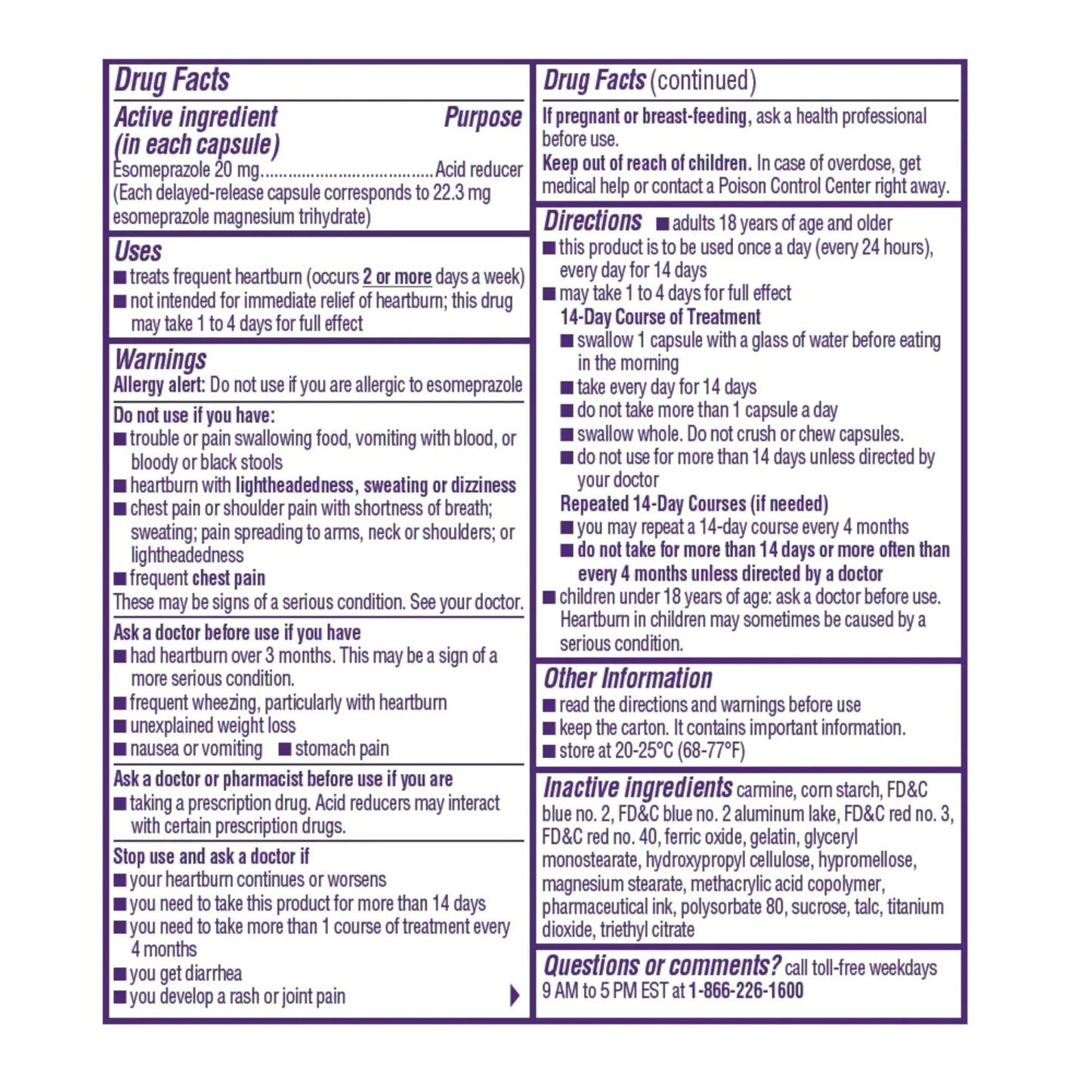 Nexium 24HR ClearMinis Acid Reducer Heartburn Relief Delayed Release Capsules for All-Day and All-Night Protection from Frequent Heartburn, Heartburn Medicine with Esomeprazole Magnesium - 42 Count Nexium buy supplements Au
