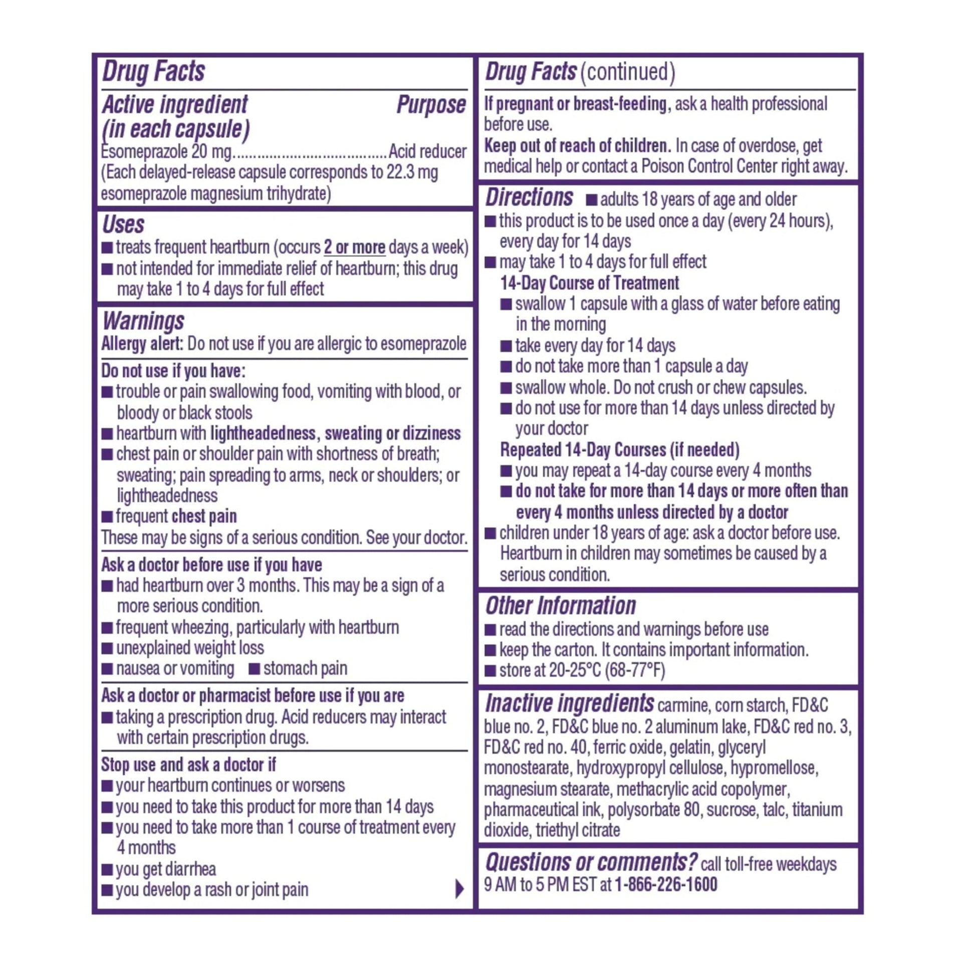 Nexium 24HR ClearMinis Acid Reducer Heartburn Relief Delayed Release Capsules for All-Day and All-Night Protection from Frequent Heartburn, Heartburn Medicine with Esomeprazole Magnesium - 42 Count Nexium buy supplements Au