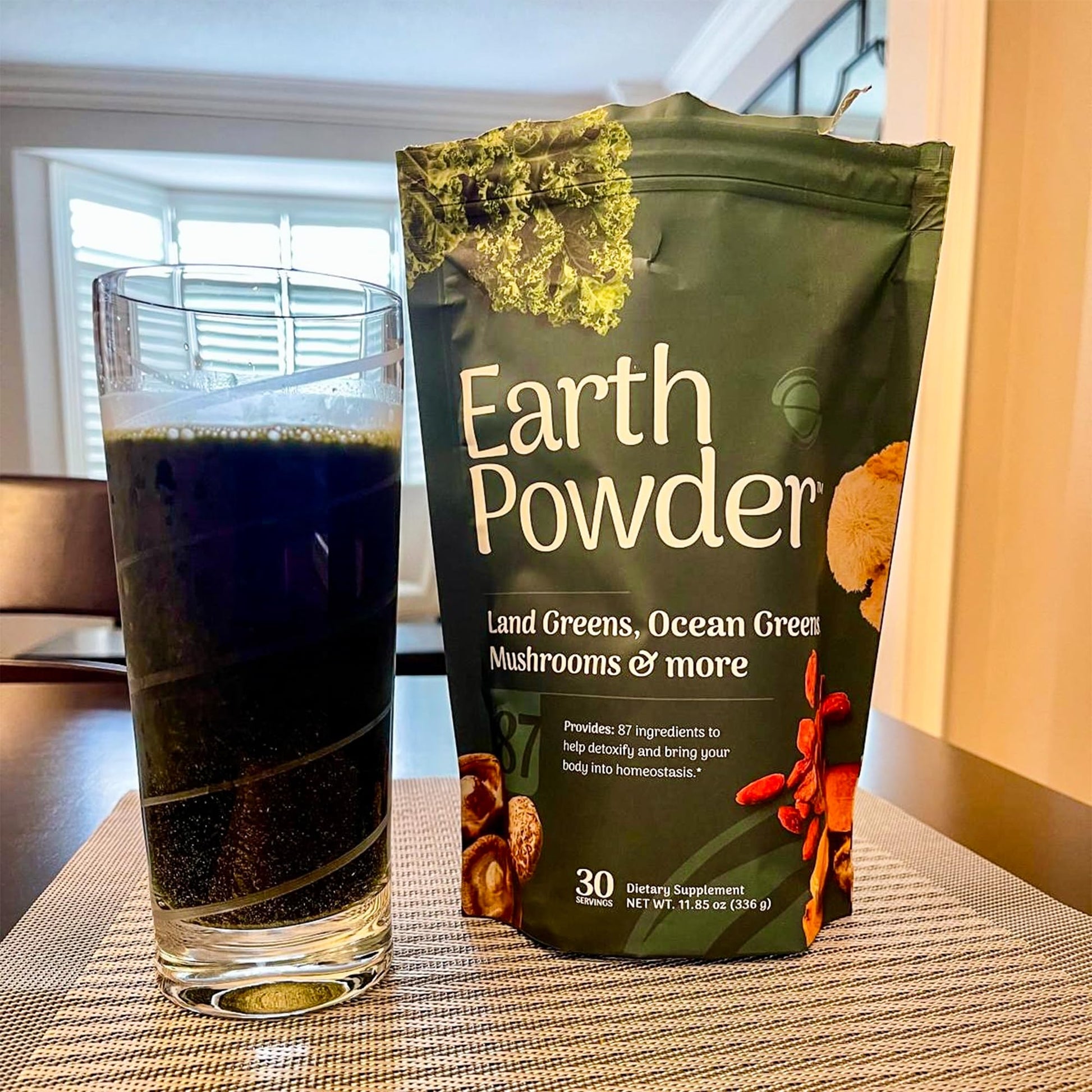 Earth Powder Daily Foundational Nutrition Supplement with 28 Greens & 10 Mushrooms | 87 Nutrients for Energy, Gut Health & Mental Clarity Earth Powder buy supplements Au