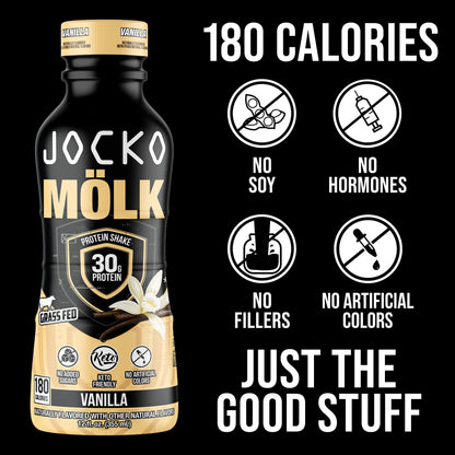 Jocko Fuel Protein Shake Bundle - Vanilla and Chocolate (24 Count) Jocko Fuel buy supplements Au
