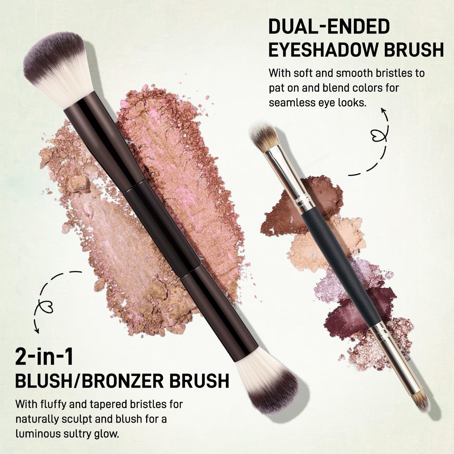 UCANBE Full Size Baked Makeup Palette Set - Include Blush, Bronzer, 8 Eyeshadows & Brushes, Pigmented All-in-One Face & Eye Compact Powder Beauty Holiday Gift Kit for Starter & Pros, Travel Friendly UCANBEBuy Supplements Australia