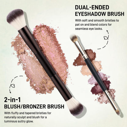 UCANBE Full Size Baked Makeup Palette Set - Include Blush, Bronzer, 8 Eyeshadows & Brushes, Pigmented All-in-One Face & Eye Compact Powder Beauty Holiday Gift Kit for Starter & Pros, Travel Friendly UCANBEBuy Supplements Australia