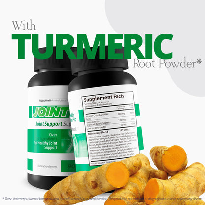 Joint Health Hero Pro - Our Best Joint & Bone Support Supplement - Turmeric - Vitamin D - Vitamin C - for Knees, Hips, Hands, Feet, Back, Neck, and More - Our Best Vitamin D Formula Happy Health Marketplace buy supplements Au