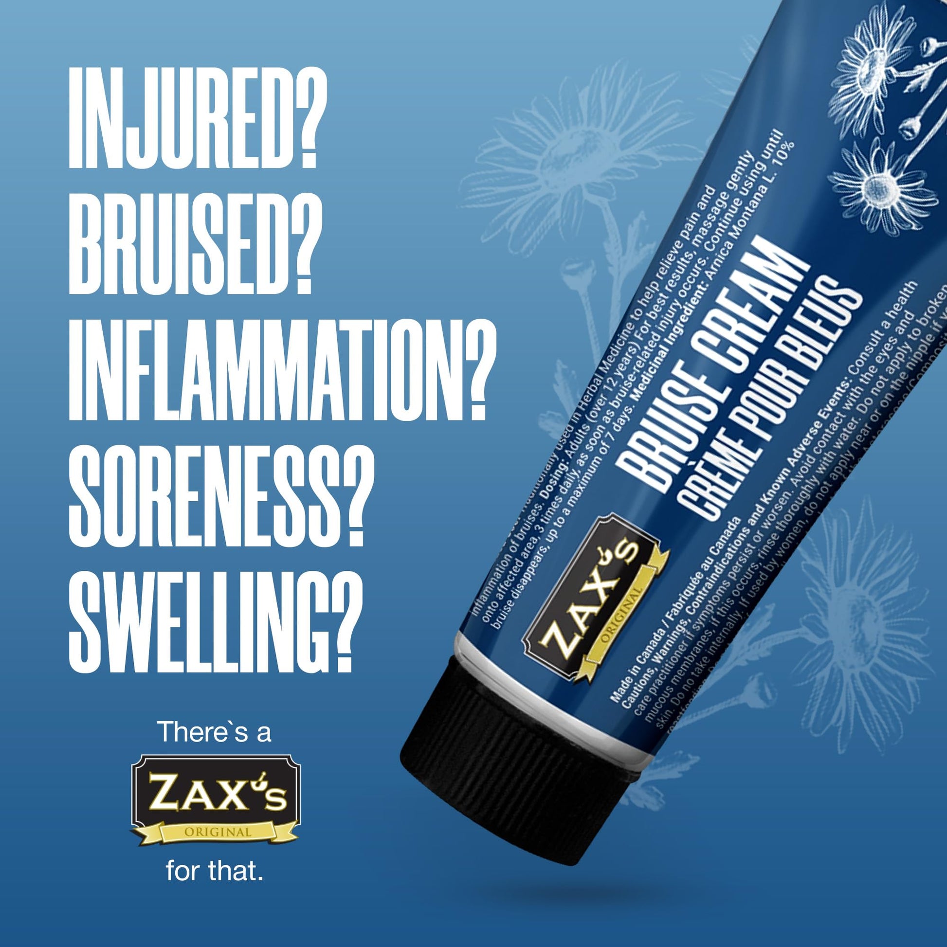 ZAX'S ORIGINAL Bruise Cream - Arnica and Witch Hazel Blend, Gentle on Skin, Plant-Based Ingredients for Skin Care - 28g ZAX'S ORIGINALBuy Supplements Australia