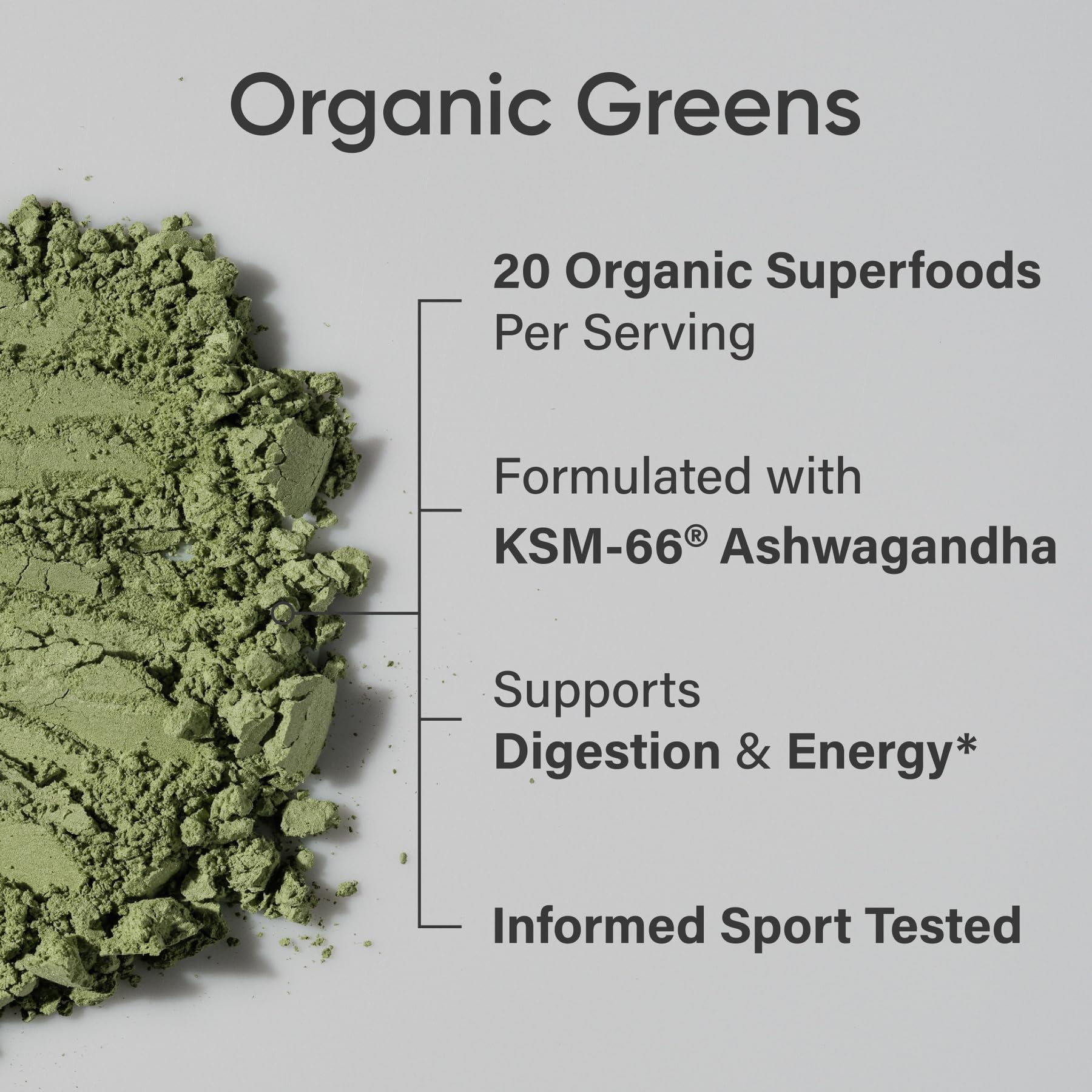 Sports Research® Organic Greens Superfood Powder w/Spirulina & Chlorella, Adaptogens, Enzymes, Probiotics & 8 VIT Bs for Gut & Mood Support* - Vegan, Sugar-Free & Low-Cal Original 20 Servings Sports Research buy supplements Au