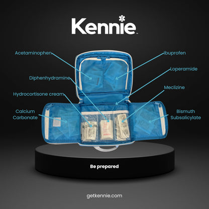 80-Piece OTC Medication Kit, Doctor Designed First Aid & Medicine Organizer with Pain, Fever, Allergy & Stomach Relief for Home, Travel & Emergency Kennie buy supplements Au