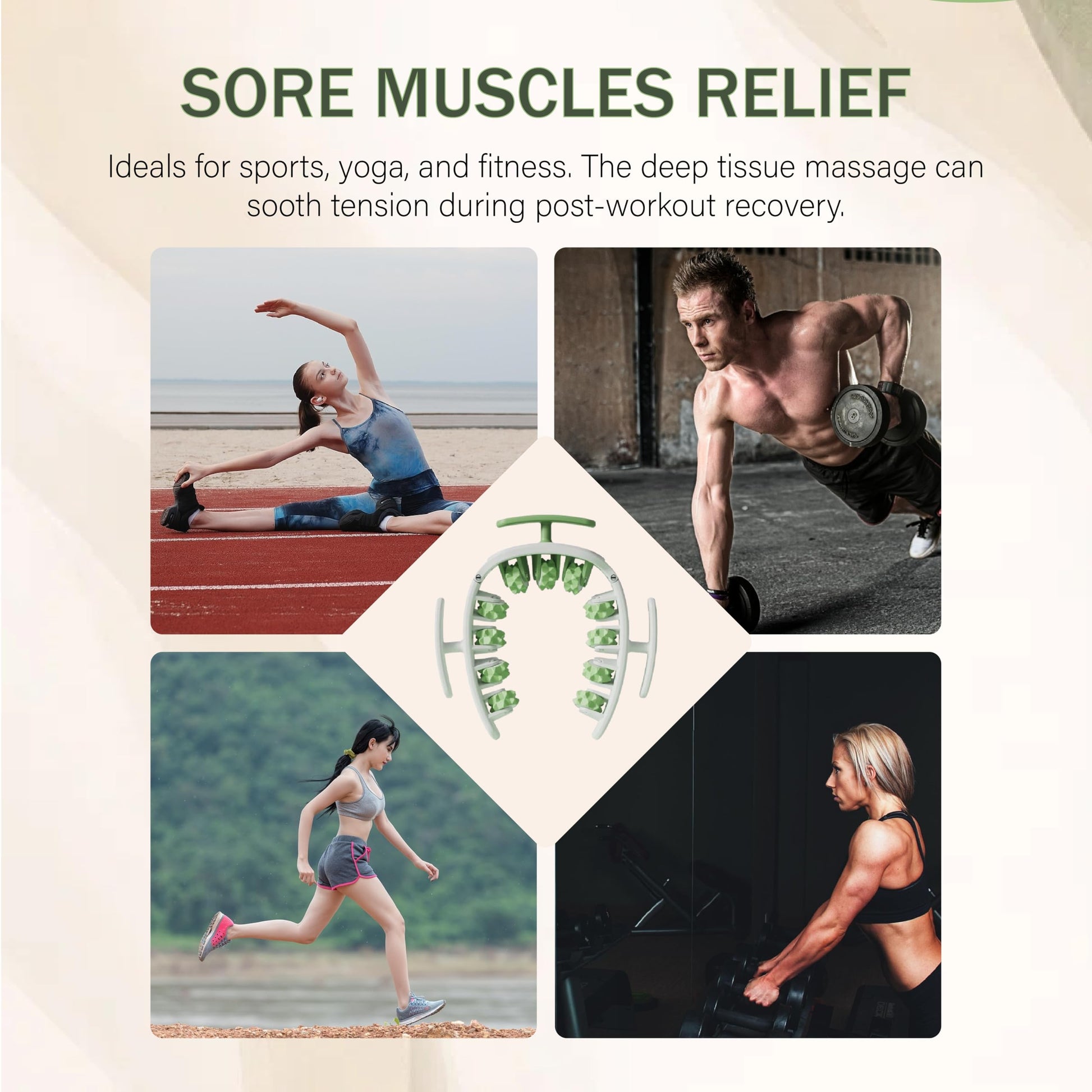 Osmibe Cellulite Manual Massager - Lymphatic Drainage Massager with Detachable Handles - Reduce Cellulite and Stretch Marks on Legs and Body Osmibe buy supplements Au