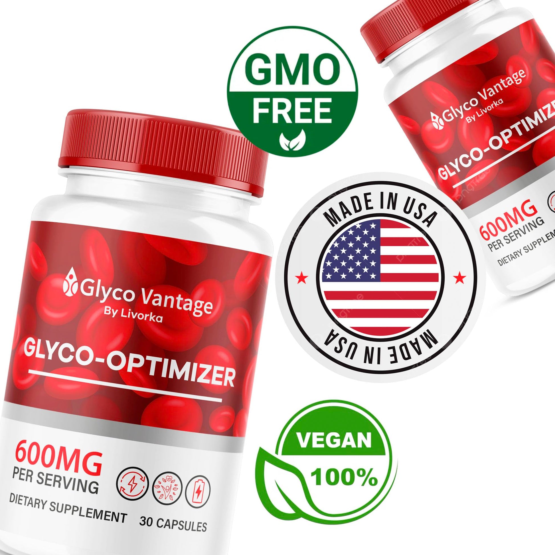 (3 Pack) Glyco Vantage Glyco Optimizer, Glyco Vantage, Glyco Vantage Capsules, Glyco Vantage Joint Optimizer, GlycoVantage Glyco Optimizer Pills, Glyco Vantage Support, 90 Capsules For 3 Months LIVORKABuy Supplements Australia