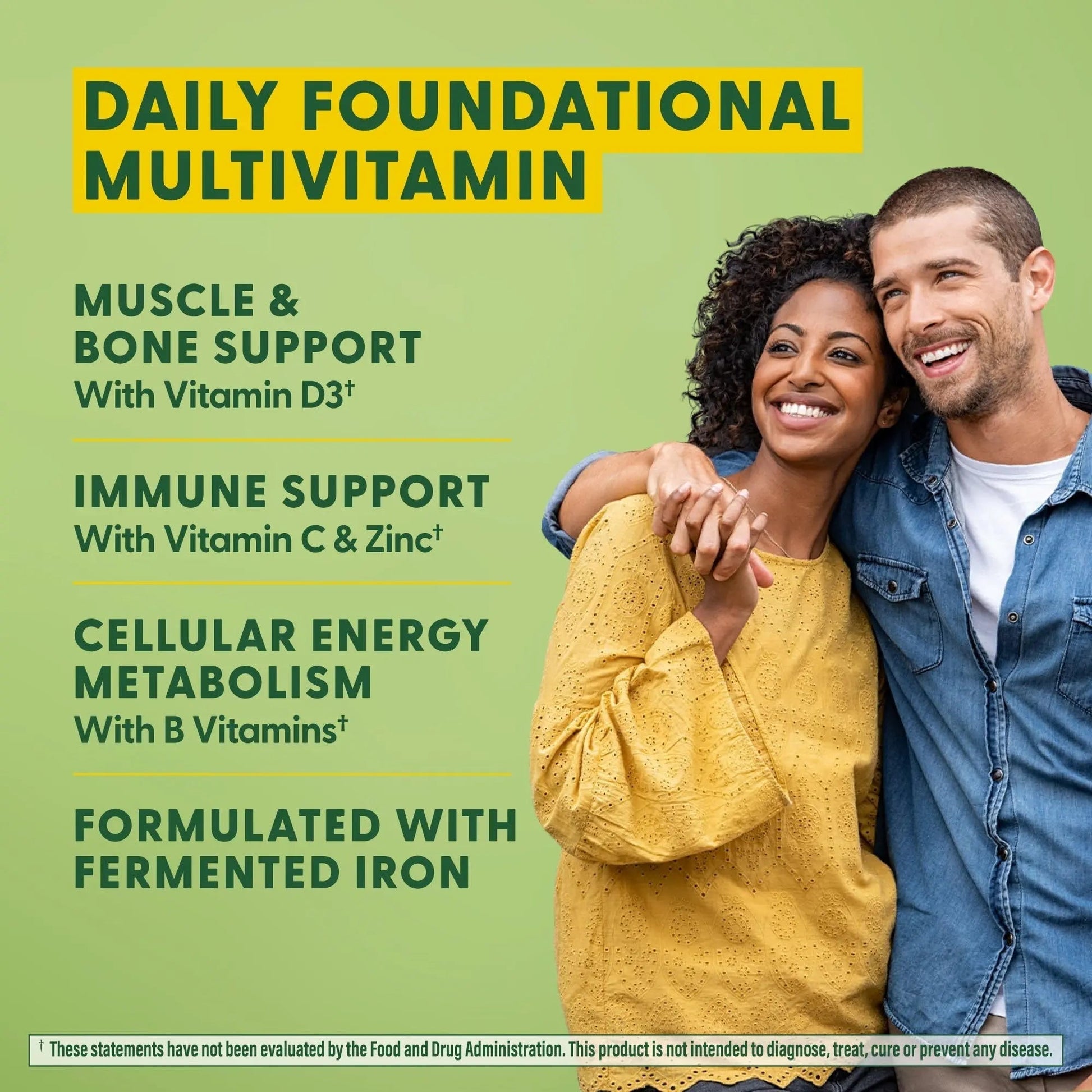 MegaFood One Daily Multivitamin for Women and Men, Immune Support Supplement with Real Food, Vitamin C & Vitamin B, Bone Health MegaFood