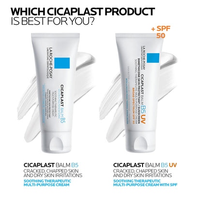 La Roche-Posay Cicaplast Balm B5 UV SPF 50, Vitamin B5 + Shea Butter + Tribioma + Madecassoside + Zinc Oxide Sunscreen