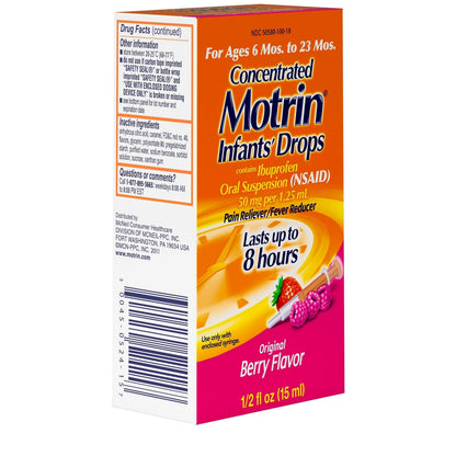 Concentrated Motrin Aspirin, 0.5 Fluid Ounce MotrinBuy Supplements Australia