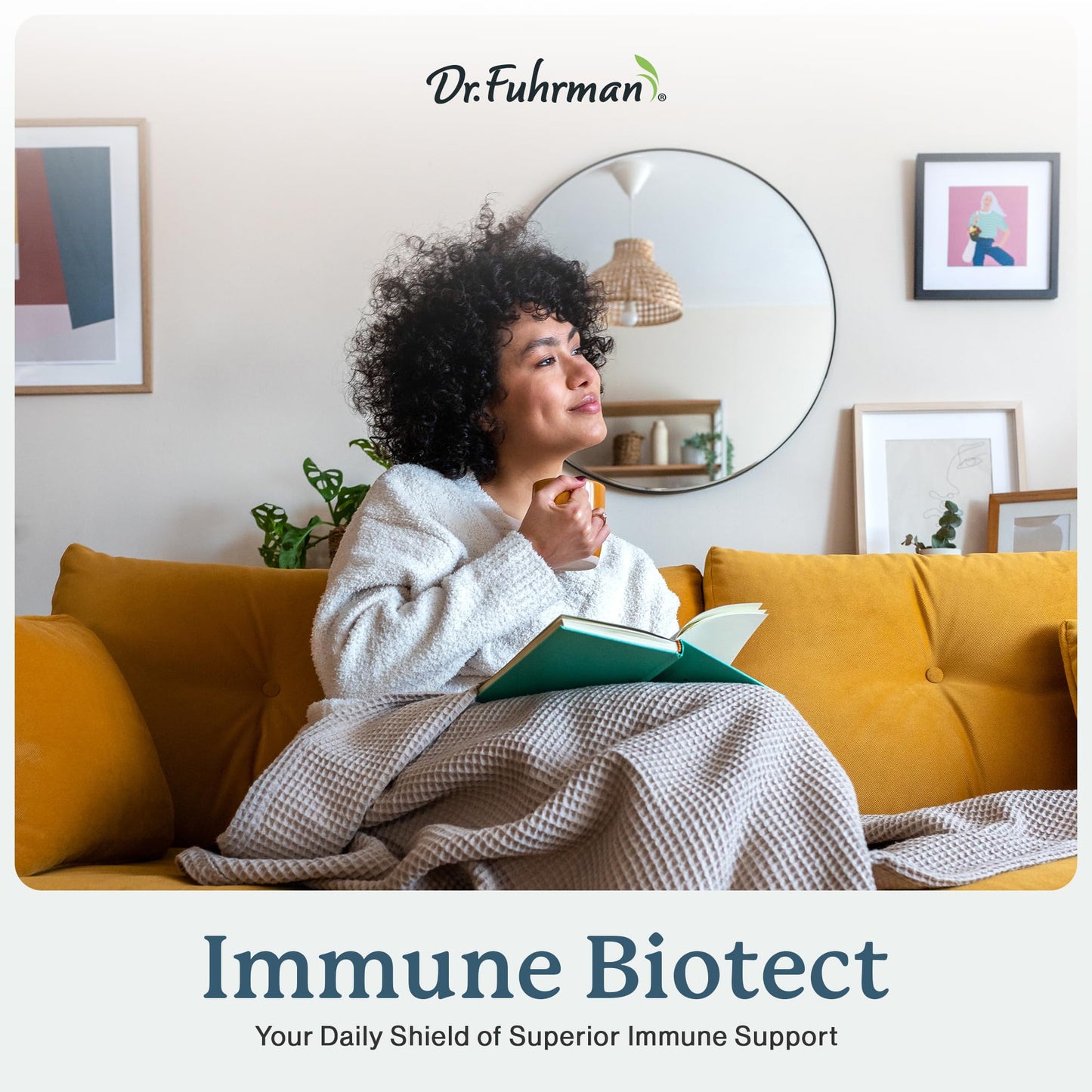 Dr. Fuhrman All Natural Immune Support Supplement | Whole-Food Derived Vitamin for Immunity Defense | Organic Mushrooms, & Berries | Organic Lion’s Mane, Maitake, Reishi, and Elderberry | 120 Caps Dr. Fuhrman buy supplements Au