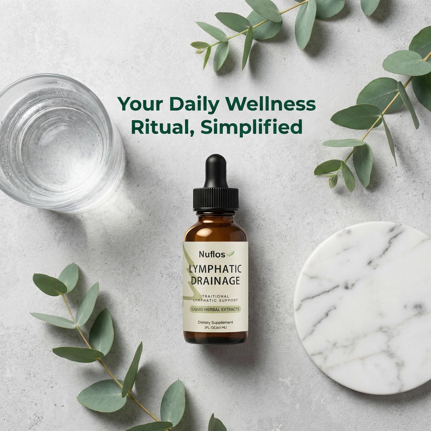 FQMUEV Nuflos Lymphatic Drainage Drops, Lymphatic Drainage Supplements, Premium 4-in-1 Herbal Blend, Daily Wellness & Overall Relief, 2 Fl. Oz (A) FQMUEV buy supplements Au