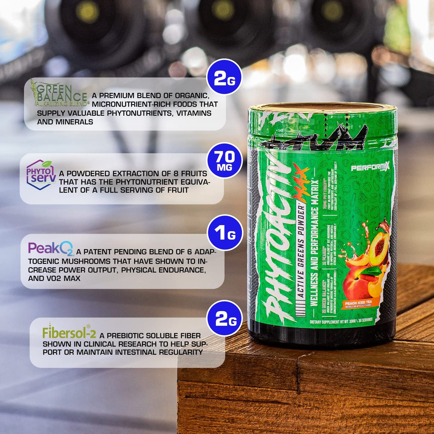 Performax Labs PhytoactivMax Active Greens Powder Wellness and Performance Matrix | Phytonutrients – Overall Health | 30 Servings (Strawberry Pineapple) Performax Labs buy supplements Au