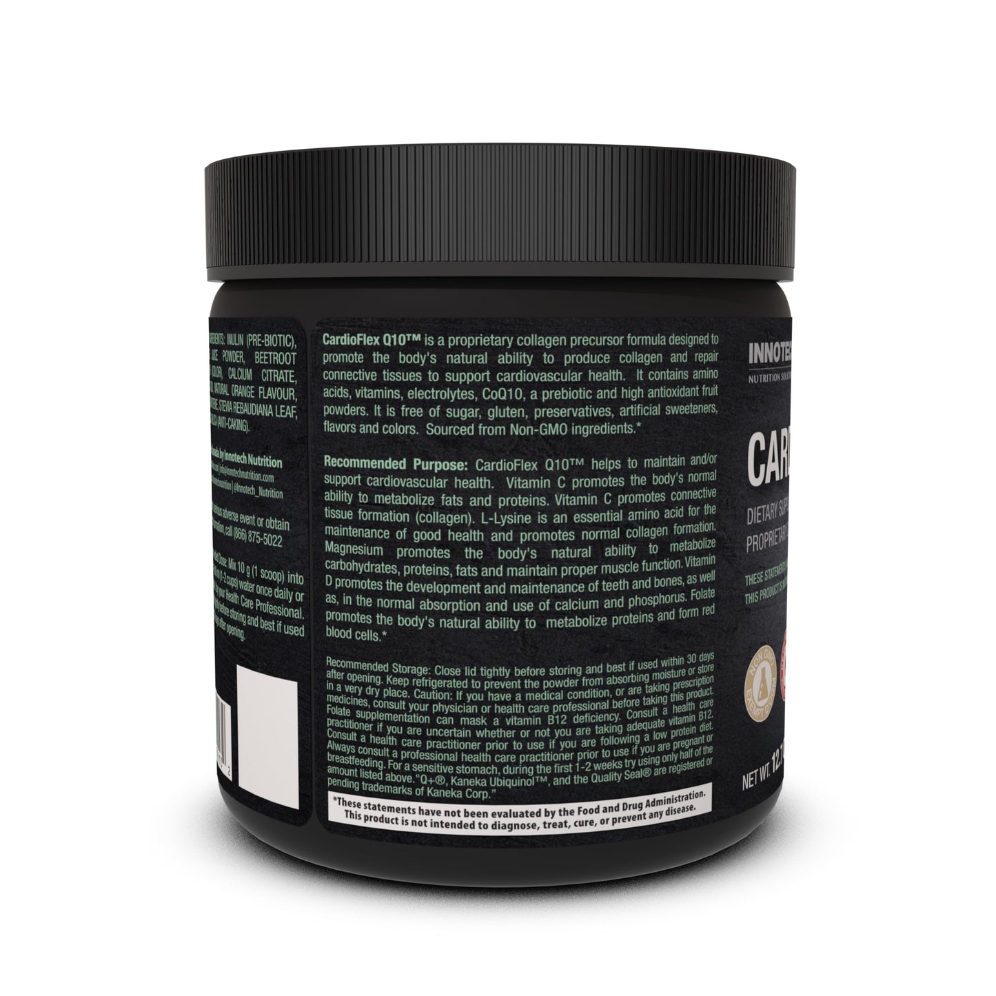 Innotech Nutrition CardioFlex Q10 Heart Health & Energy Support CoQ10 Amino Acids & Electrolytes Orange 360g Innotech Nutrition Solutions buy supplements Au