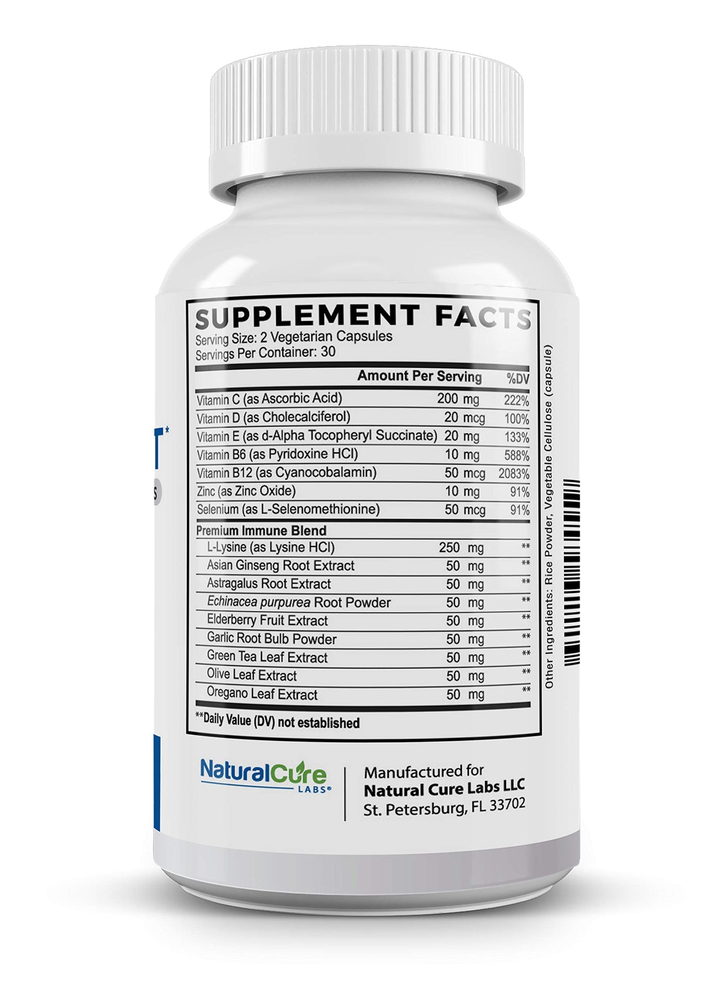 Natural Cure Labs Premium Immune Support Natural Cure Labs buy supplements Au