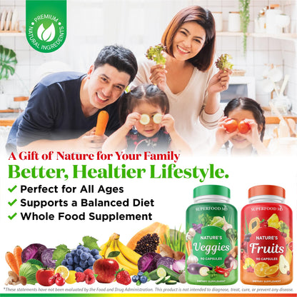 Superfood MD Fruits & Veggies Supplement - Whole Food Natural Superfoods - with Beta Carotene - Soy Free- 90 Count (Pack of 2) Superfood MDBuy Supplements Australia