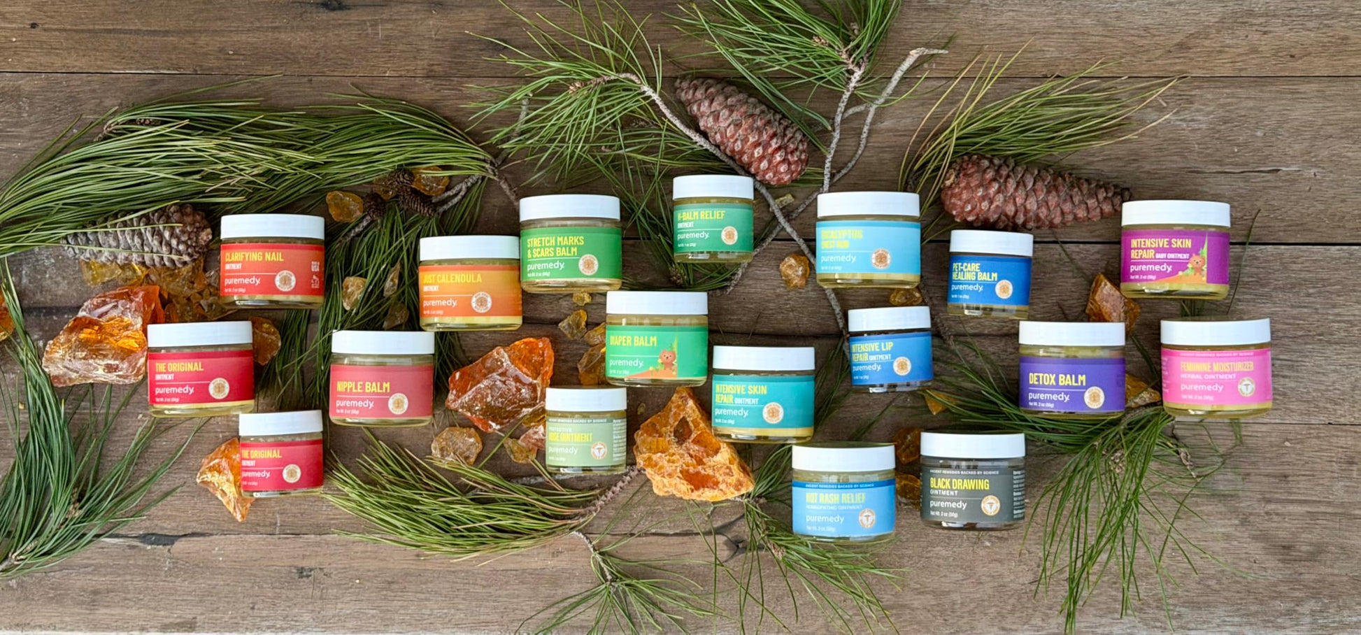 Puremedy - H-Relief Balm - All-Natural Salve for Bottom Lumps and Fissures, with Only Certified Organic or Wild Harvested Ingredients, 1 oz PuremedyBuy Supplements Australia