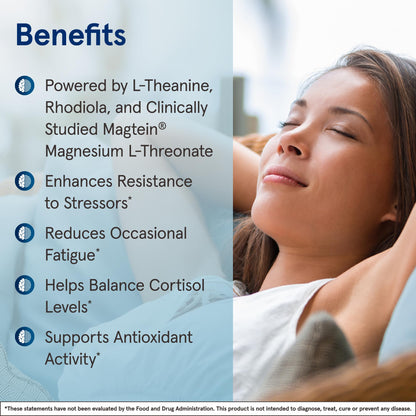 Jarrow Formulas Magnesium L-Threonate, MagMind Stress Resistance with L-Theanine and Rhodiolife, High Absorption Magnesium, Stress Relief and Mood Support, 60 Veggie Capsules, Up to a 30 Day Supply Jarrow FormulasBuy Supplements Australia