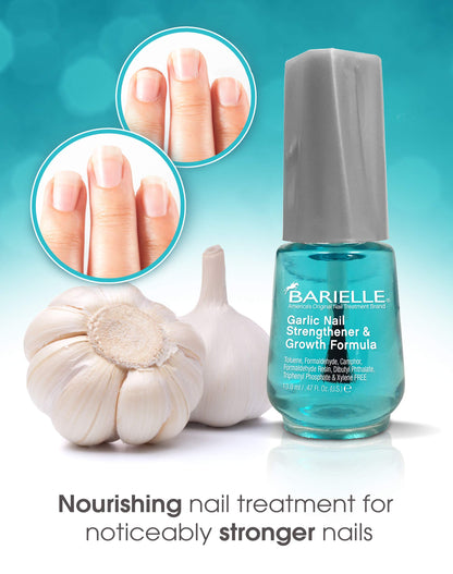 Barielle Garlic Nail Strengthener and Growth Dual Function Nail Lacquer