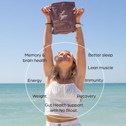 Flip My Life, Flip 7 Natural SuperFood, Plant-Based Protein, Complete Meal Replacement to Support Healthy Gut, 7 Mega Nutrient Rich Blends