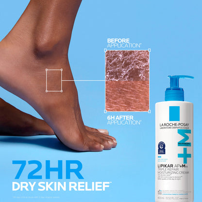 La Roche-Posay Lipikar AP+MAX Triple Repair Moisturizing Body Cream | Face & Body Lotion