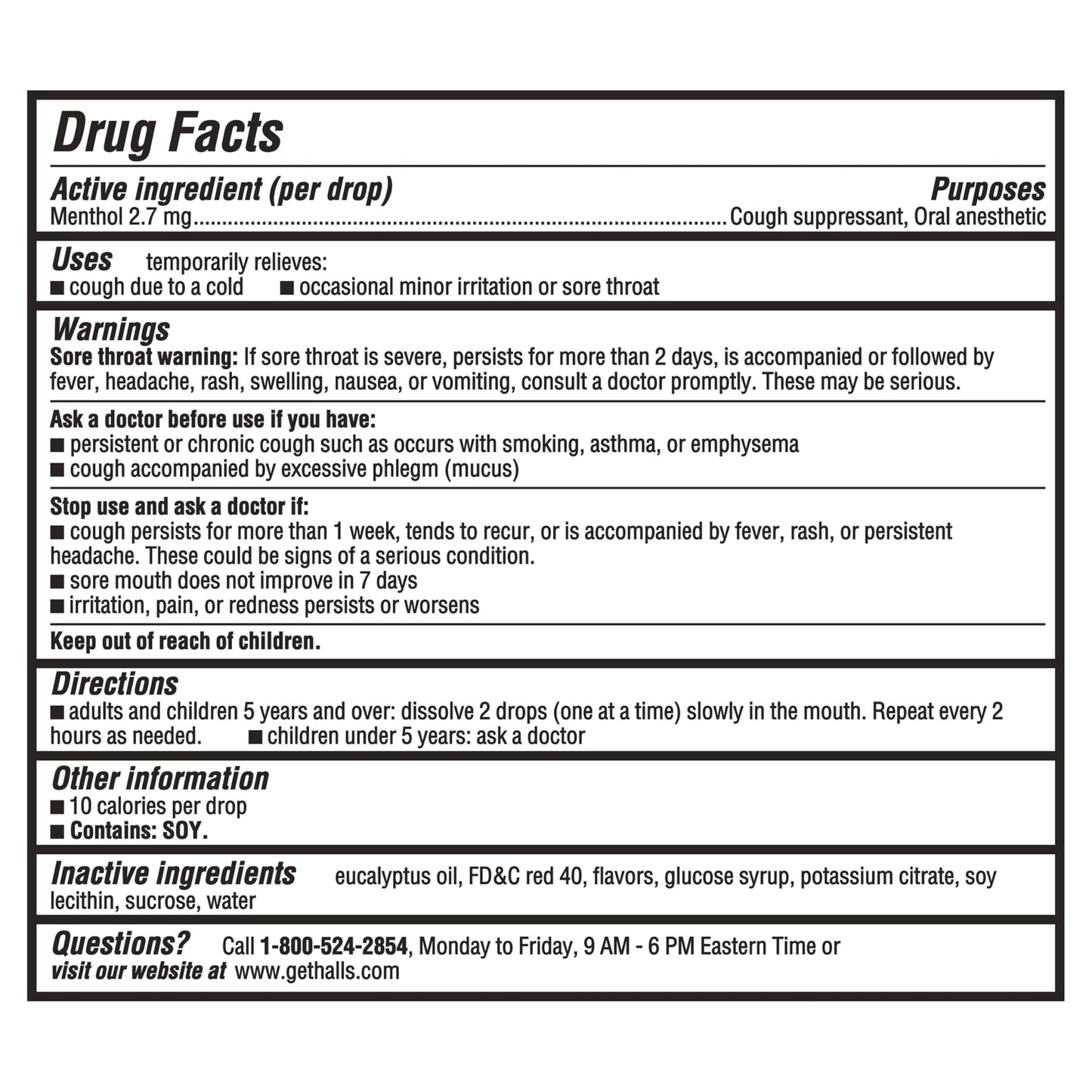 HALLS Throat Relief Strawberry Cough Drops, Value Pack, 80 Drops
