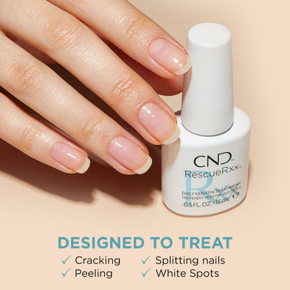 CND RescueRxx Nail Care Daily Keratin Treatment, 0.13 Fl Oz (Pack of 40)