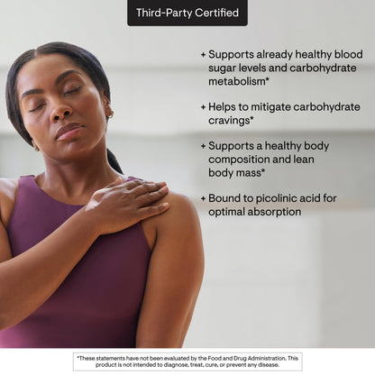 THORNE - Chromium Picolinate - Essential Mineral Supplement for Healthy Metabolism Support - Supports Carbohydrate Cravings*