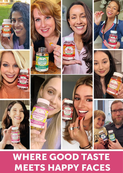 Lunakai USA Made Collagen Gummies for Women & Men Over 50, Biotin & Vitamin C, Supports Skin Elasticity, Hair & Nail Strength, Joint Support, 60ct Lunakai buy supplements Au