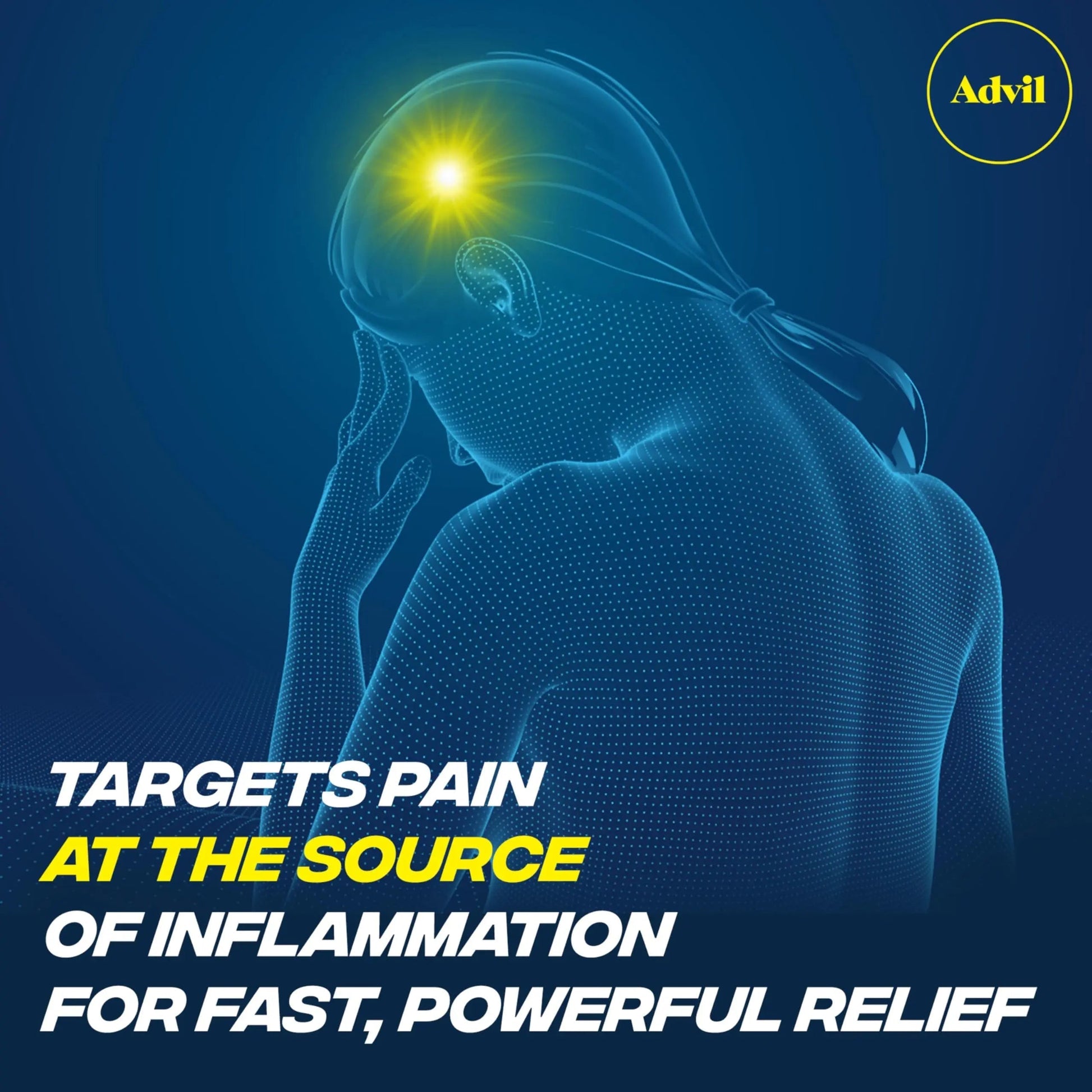 Advil Pain Reliever and Fever Reducer, Pain Relief Medicine with Ibuprofen 200mg for Headache, Backache, Menstrual Pain and Joint Pain Relief - 100 Coated Tablets AdvilBuy Supplements Australia
