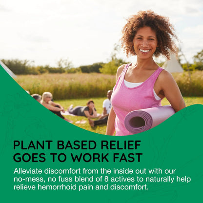 MediNatura BHI Hemorrhoid Relief - Natural Hemorrhoid Treatment for Relieving Rectal Itching - Daily Support - Chewable & Easy-to-Use Tablets - Plant-Based - 100 Count MediNaturaBuy Supplements Australia