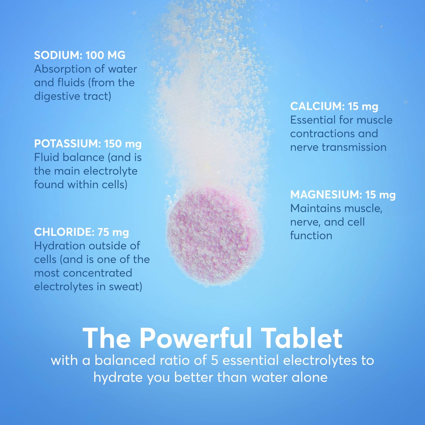 Nuun Vitamins Electrolyte Tablets with Vitamin D, C, E, A, & B6, Folic Acid, Magnesium & 4 Other Essential Electrolytes, Gluten Free & Vegan
