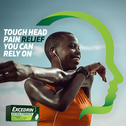 Excedrin Extra Strength Pain Relief Caplets for Headache Relief, Acetaminophen 250mg, Aspirin 250mg, Caffeine 65mg, Pain Reliever, 200 Count Excedrin buy supplements Au